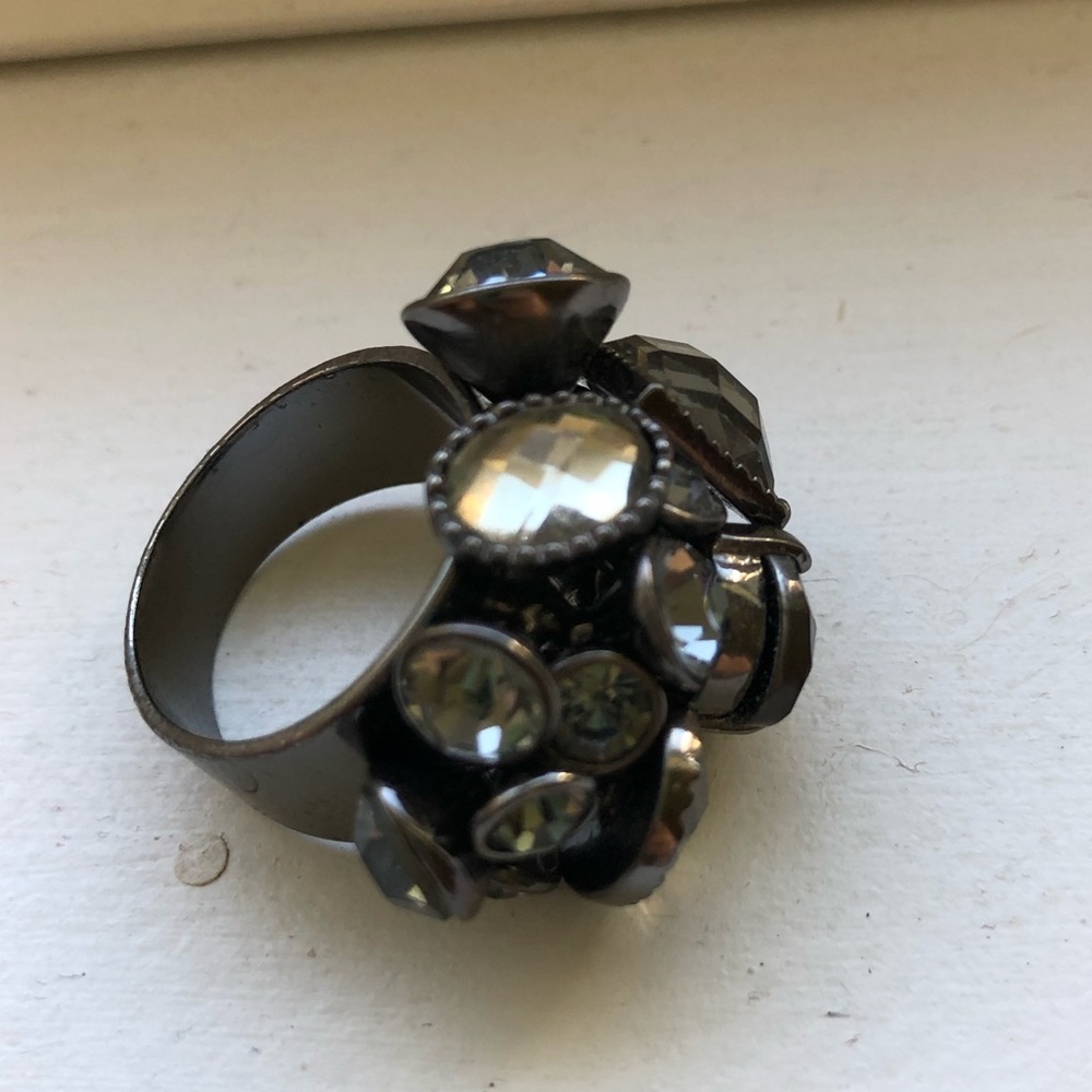 BCBG jeweled ring